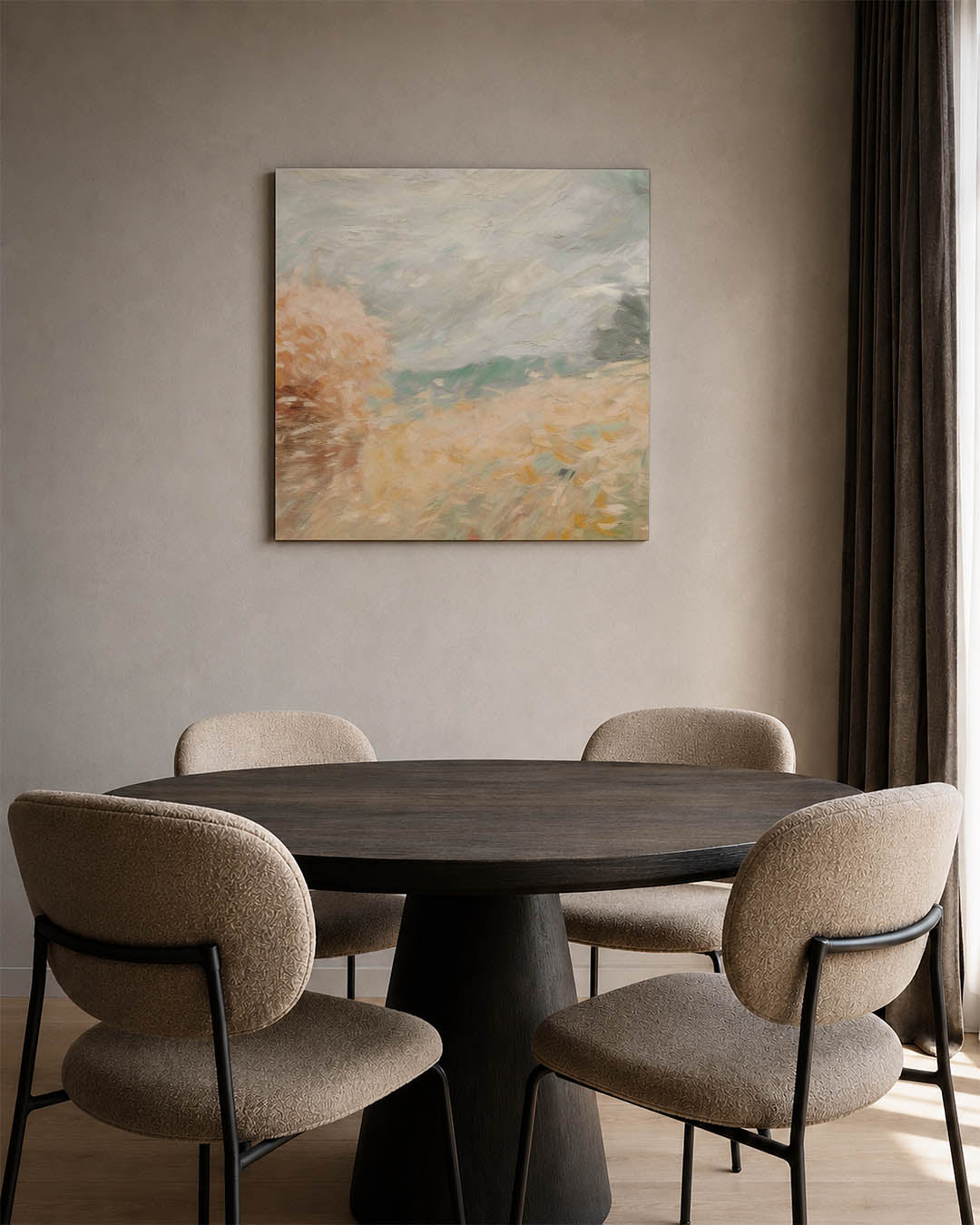 Dromerige landschapstinten Kunstwerk