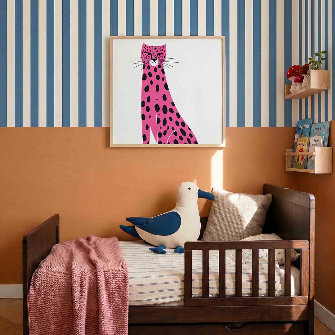 Roze luipaard Poster