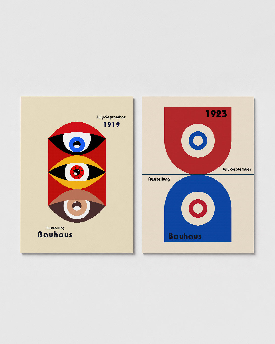 Oogvormen en kleur Posterset