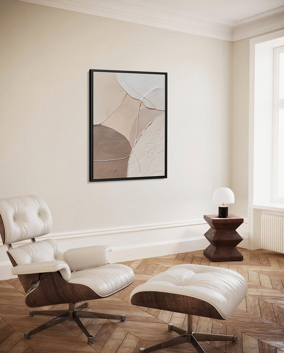 Organische vormen compositie Kunstwerk