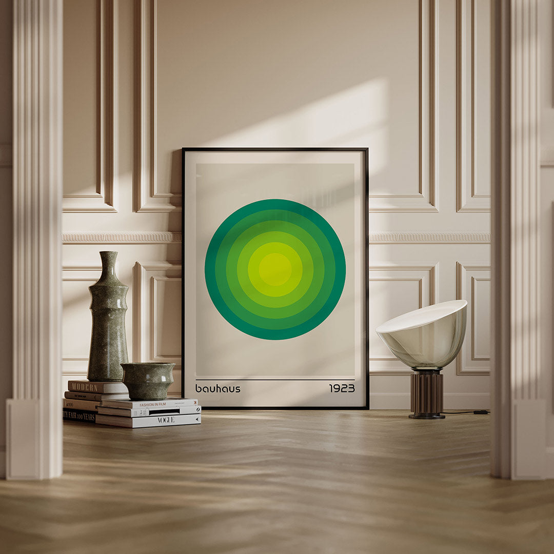 Cirkelvormen en kleur Poster