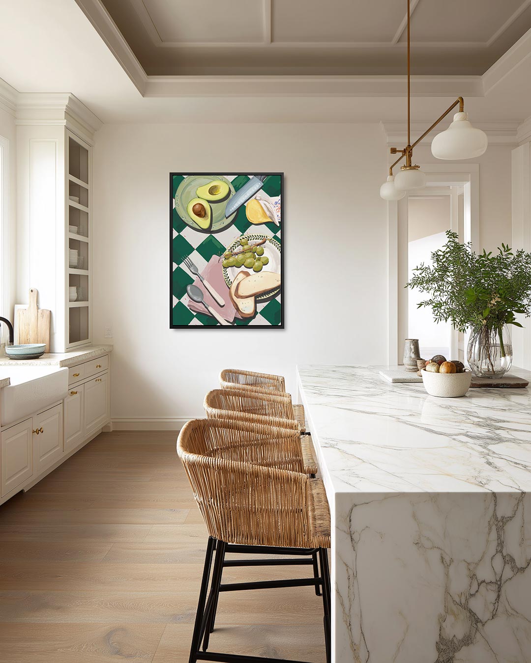 Eettafel compositie Kunstwerk