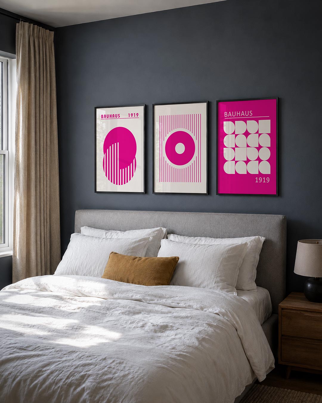 Cirkel en strepen Posterset
