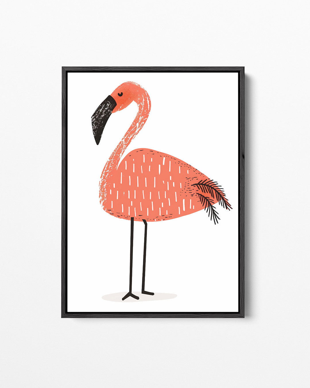 Flamingo illustratie Kunstwerk