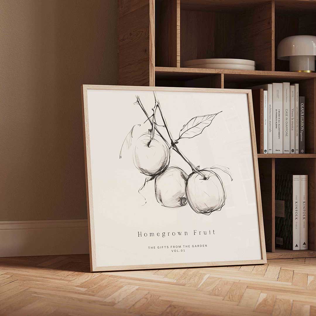 Homegrown fruit Poster
