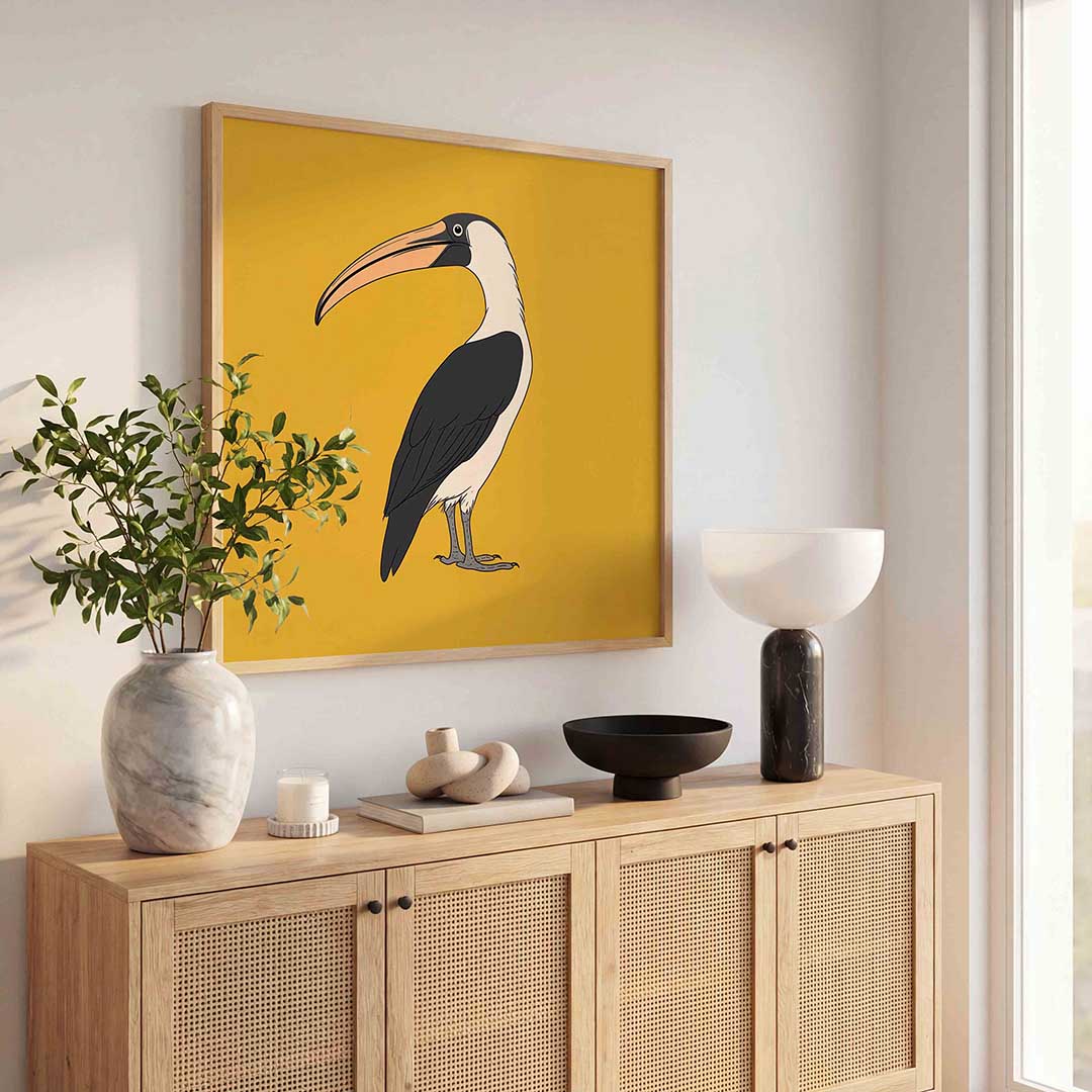 Tropische vogel Poster