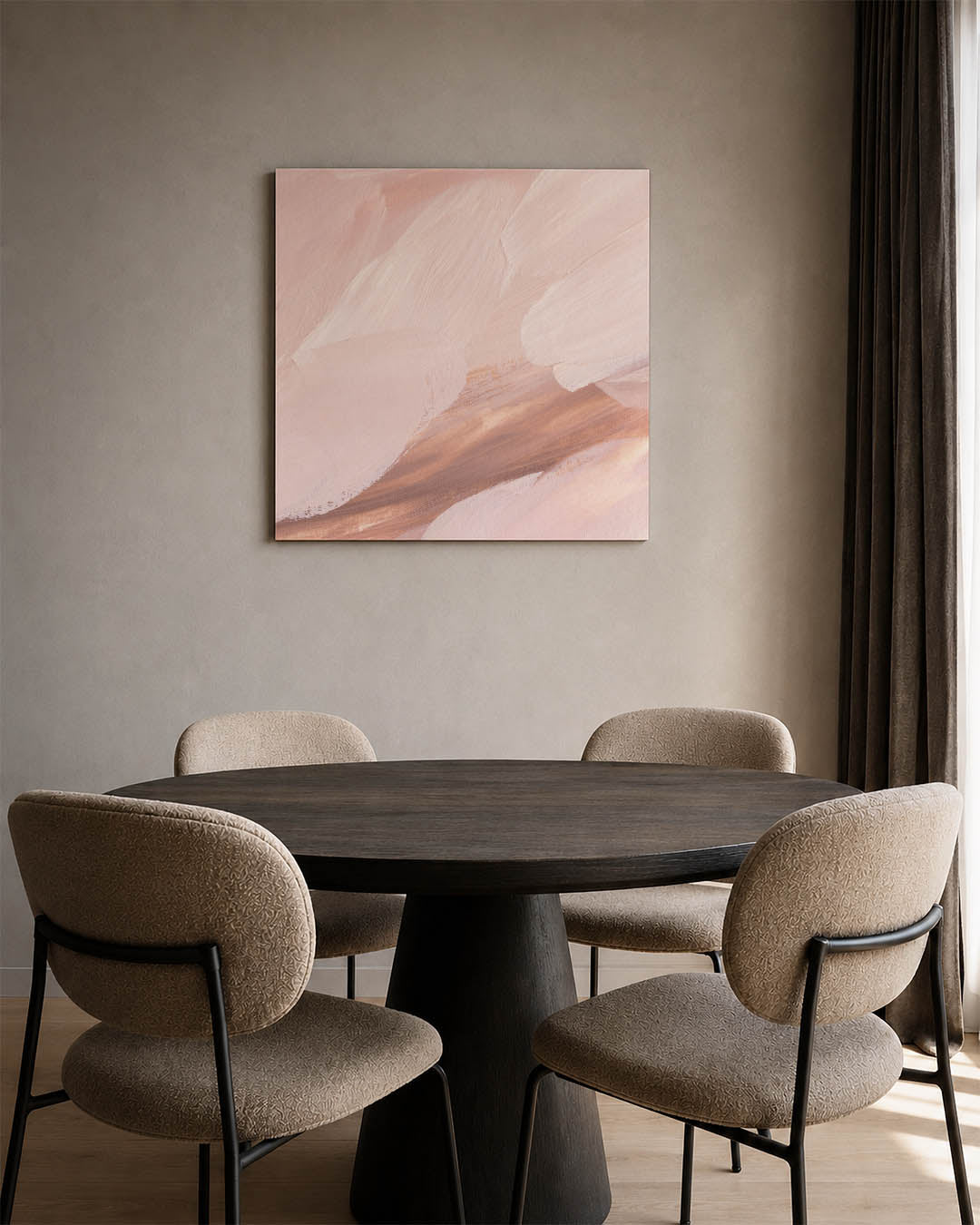 Zachte borstelstreken Kunstwerk