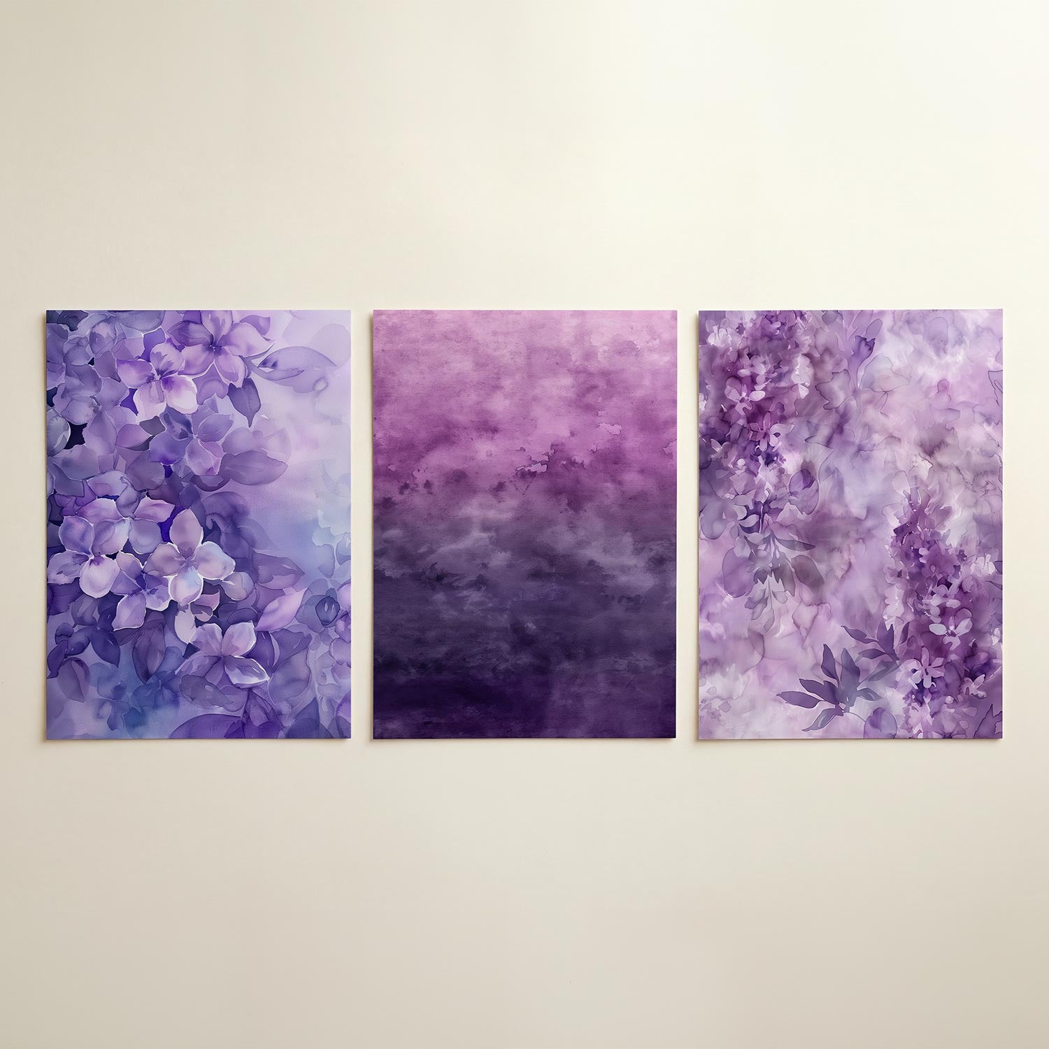 Bloemrijke vormen Posterset