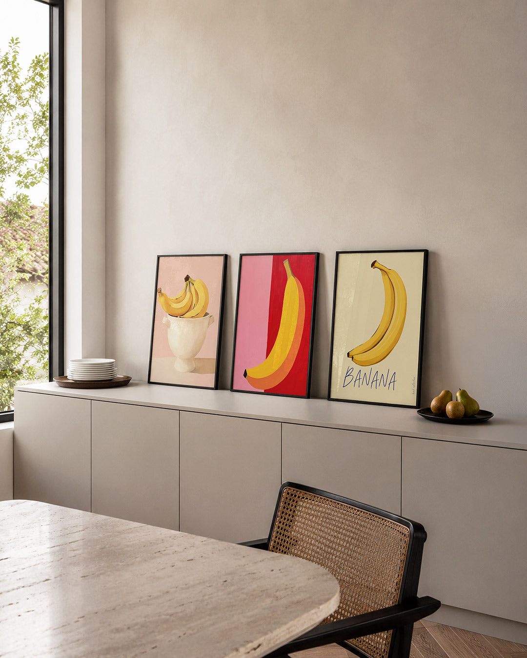 Fruit en vormen Posterset