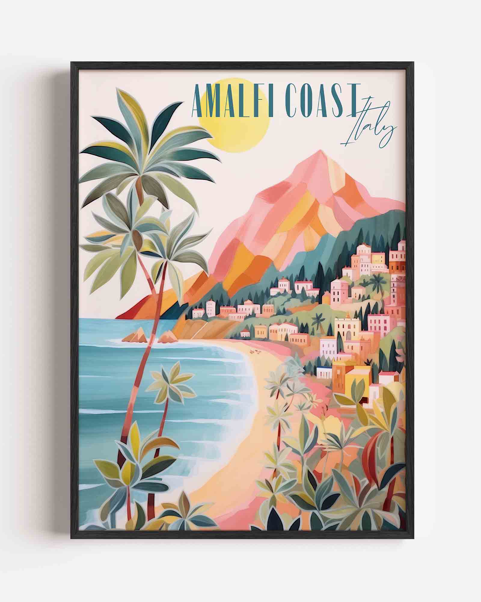 Amalfi kust italië Poster