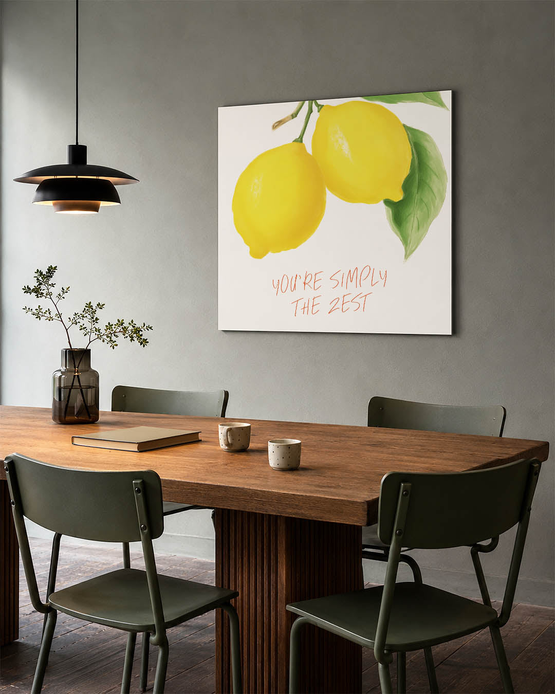 Citroenen illustratie Kunstwerk
