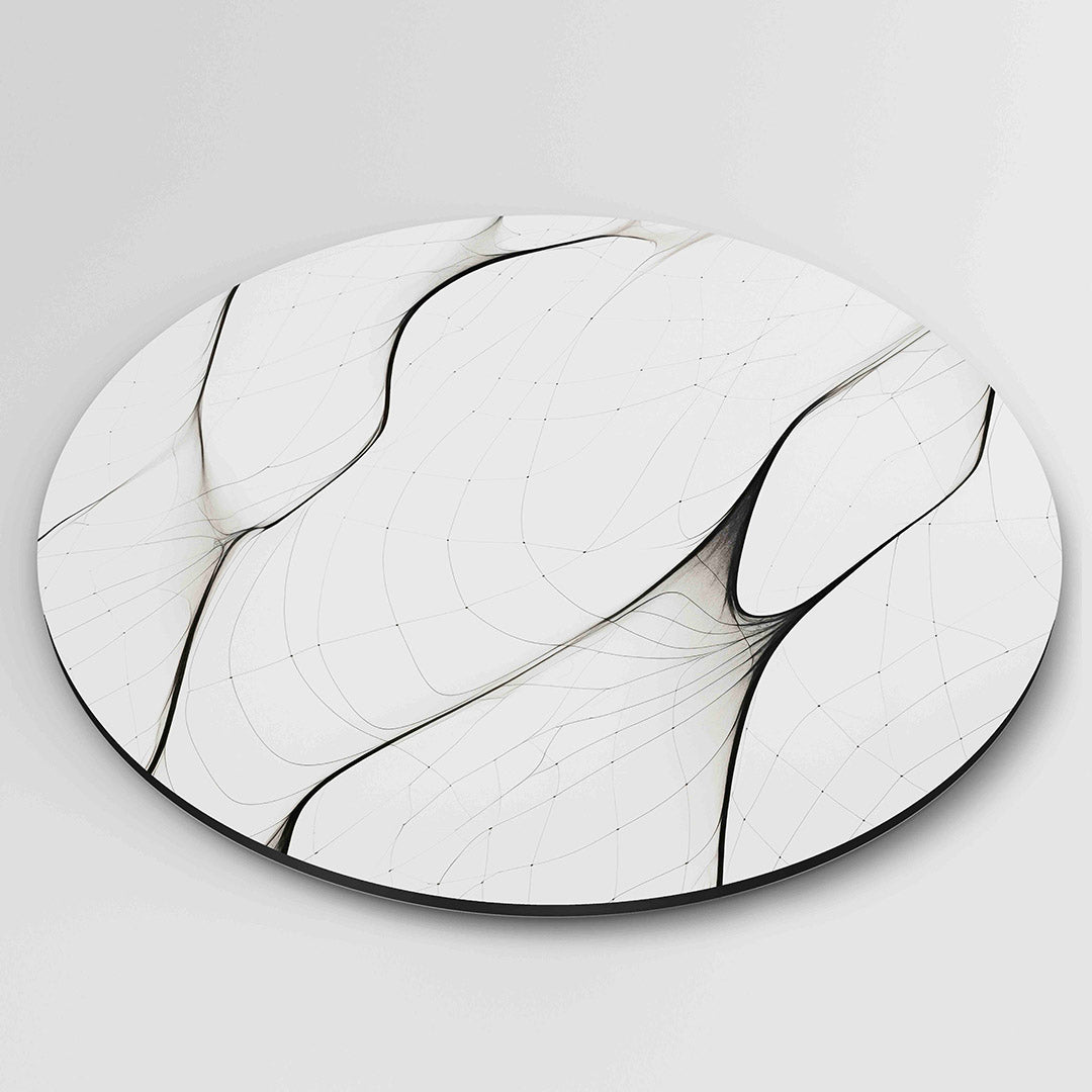 Abstracte lijnen Muurcirkel
