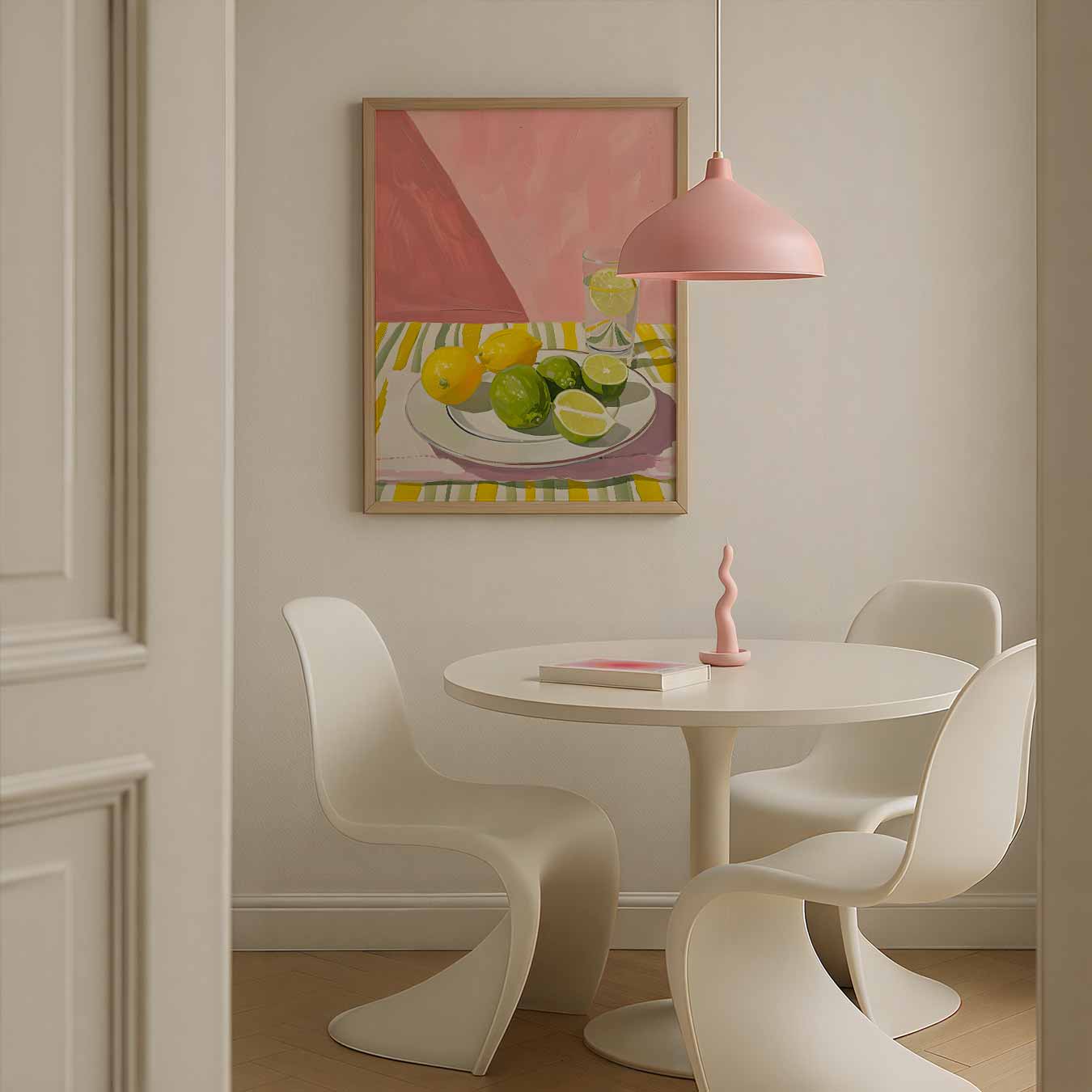 Zonnige Citrus Tafereel Poster-WallArtistic