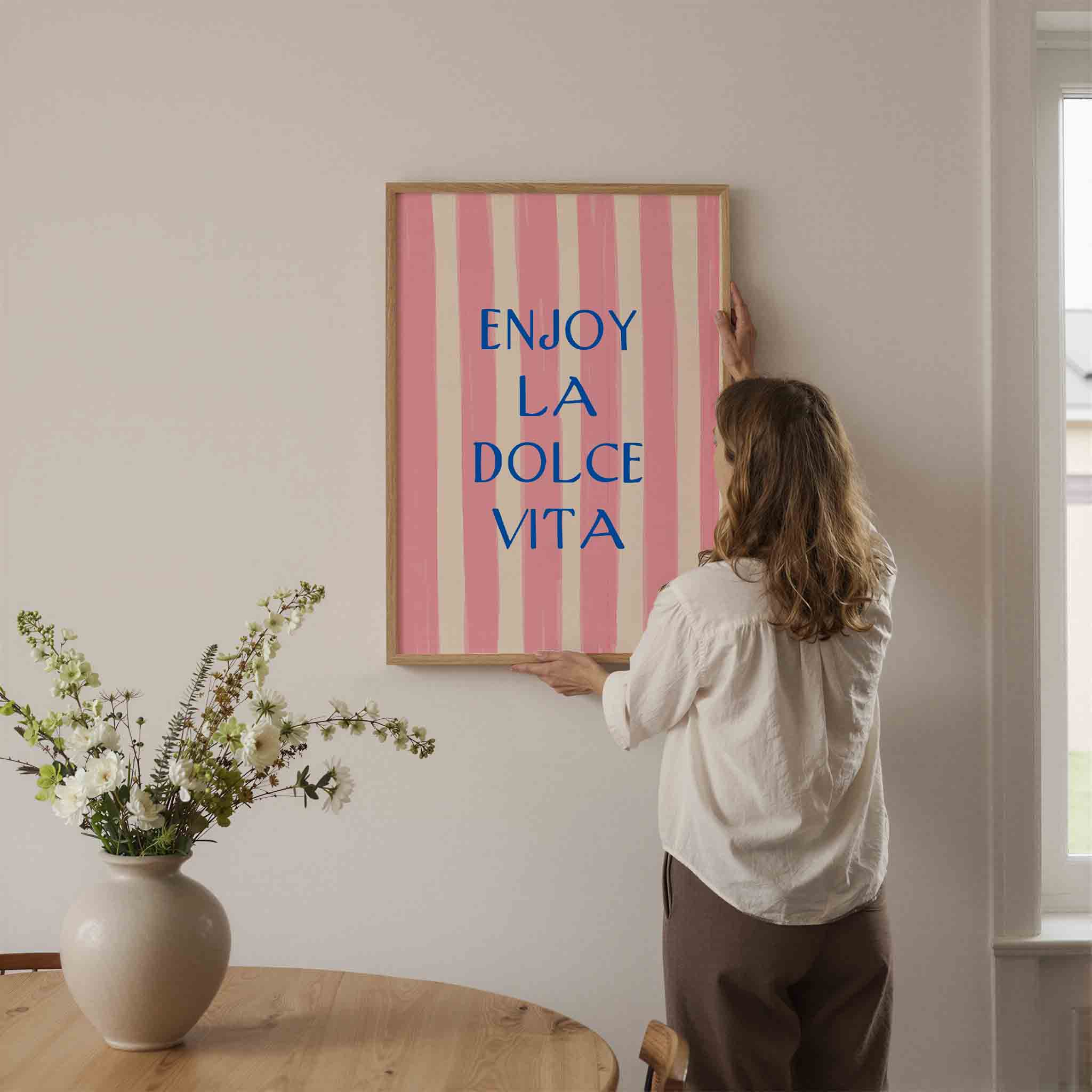 Enjoy la dolce vita Poster