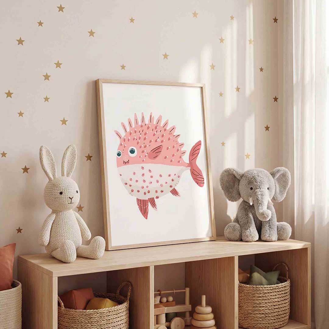 Roze vis Poster
