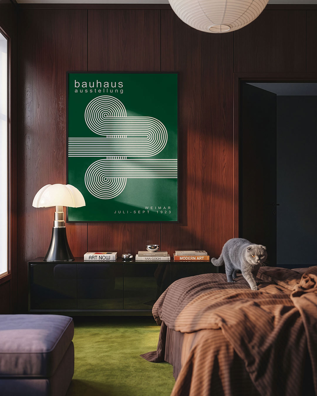 Lijnenspel en vlakkenspel Poster