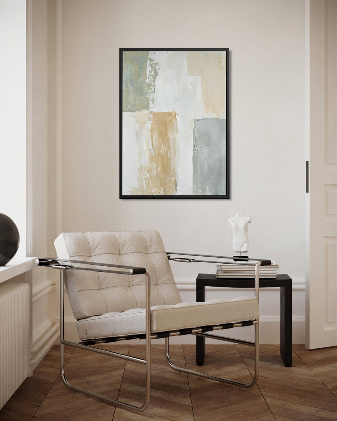 Rustige kleurencompositie Kunstwerk