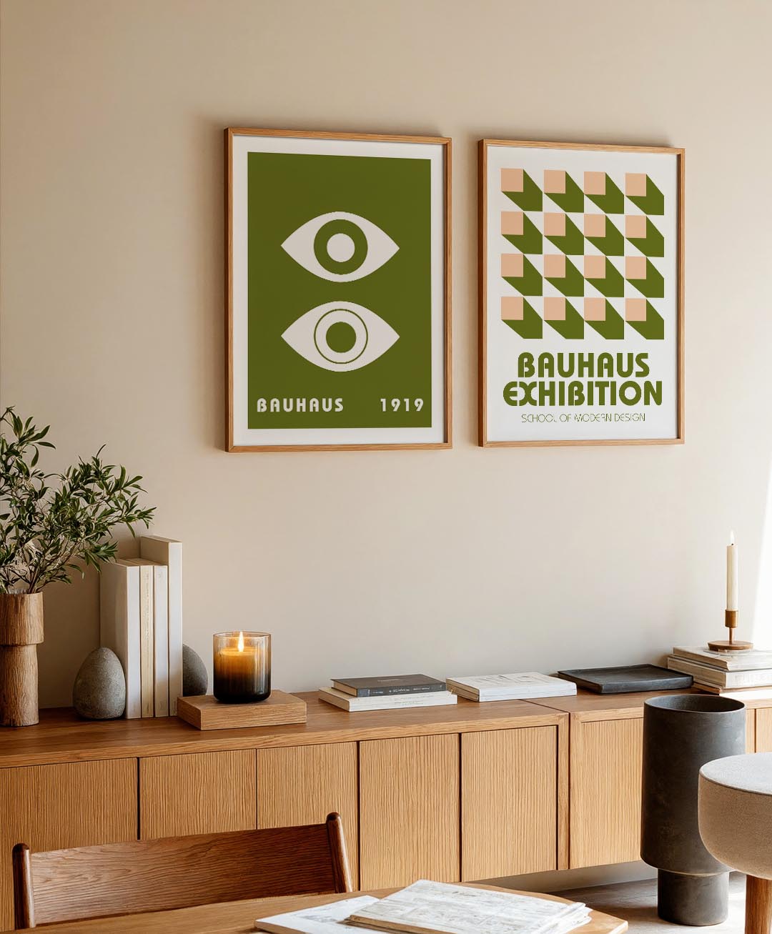 Oogvormen en kleur Posterset