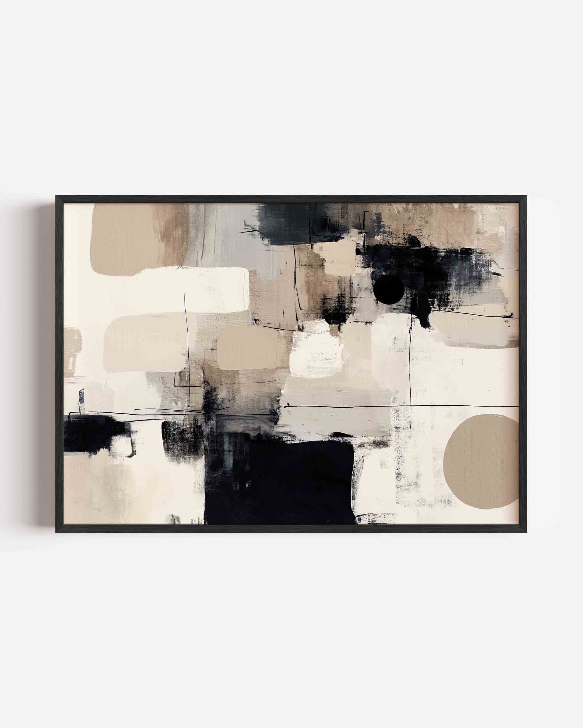 Abstracte vormen Poster