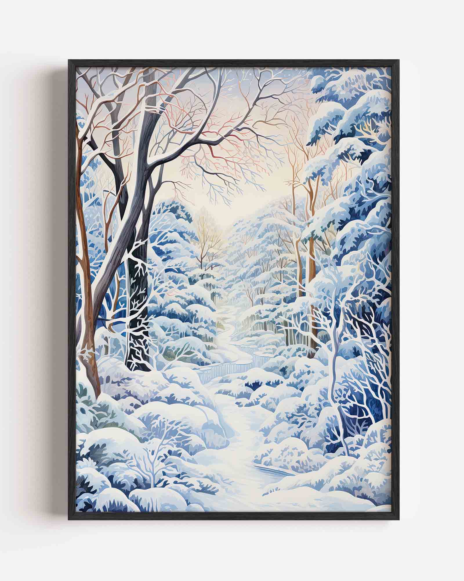 Sneeuwlandschap Poster