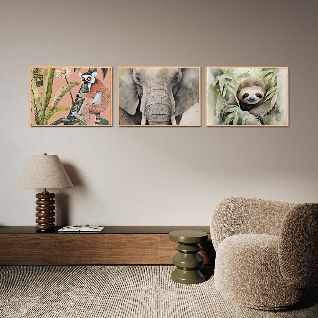 Jungle vreugde Posterset