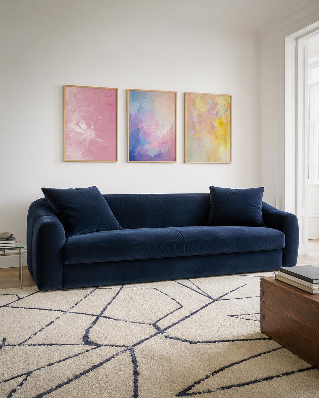Roze vegen Posterset