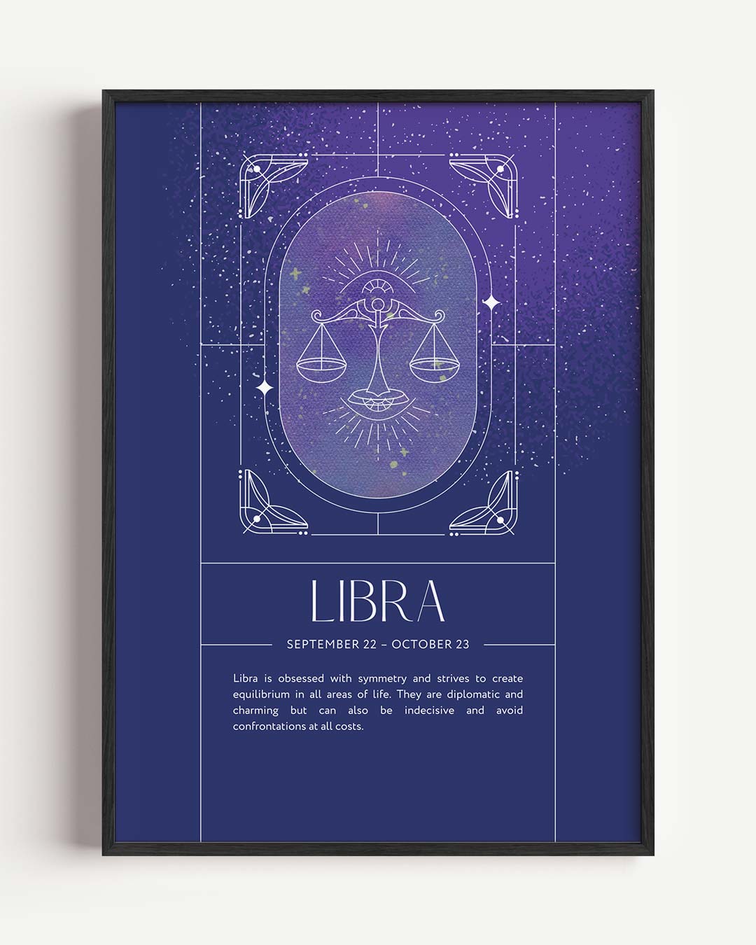 Libra Zodiac Poster-WallArtistic