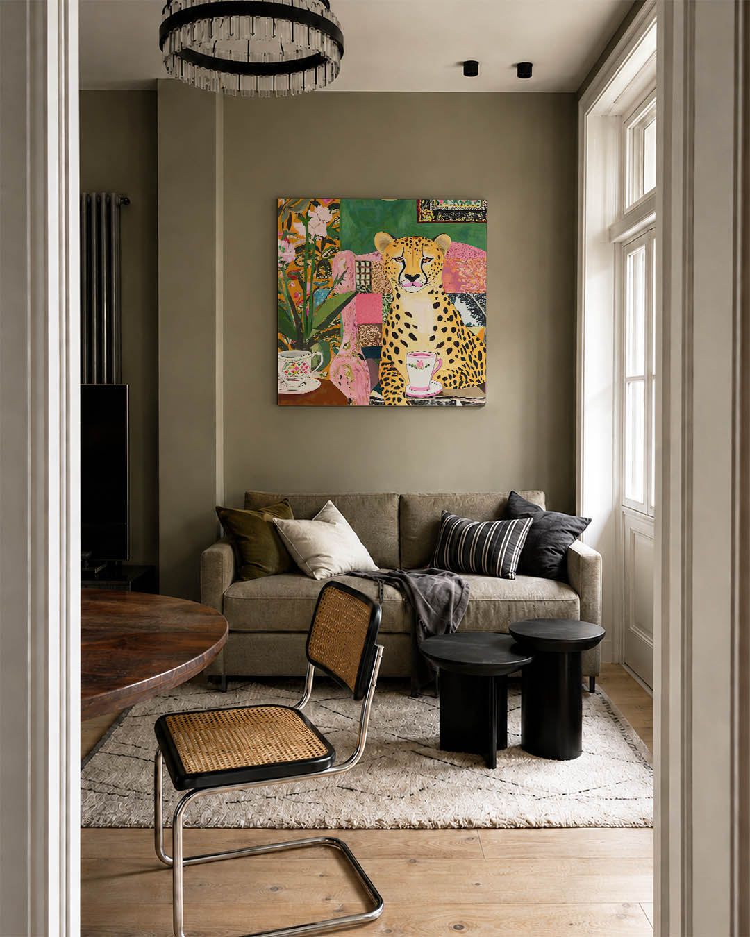 Vrolijke dierenkamer Kunstwerk