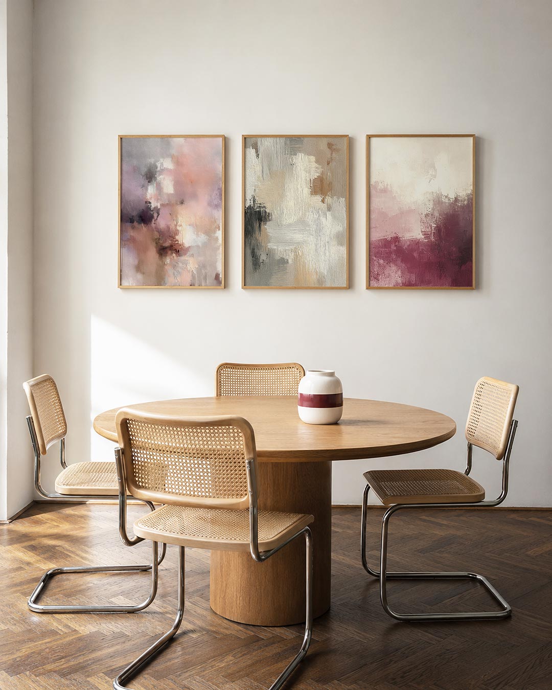 Zachte kleurvlakken Posterset