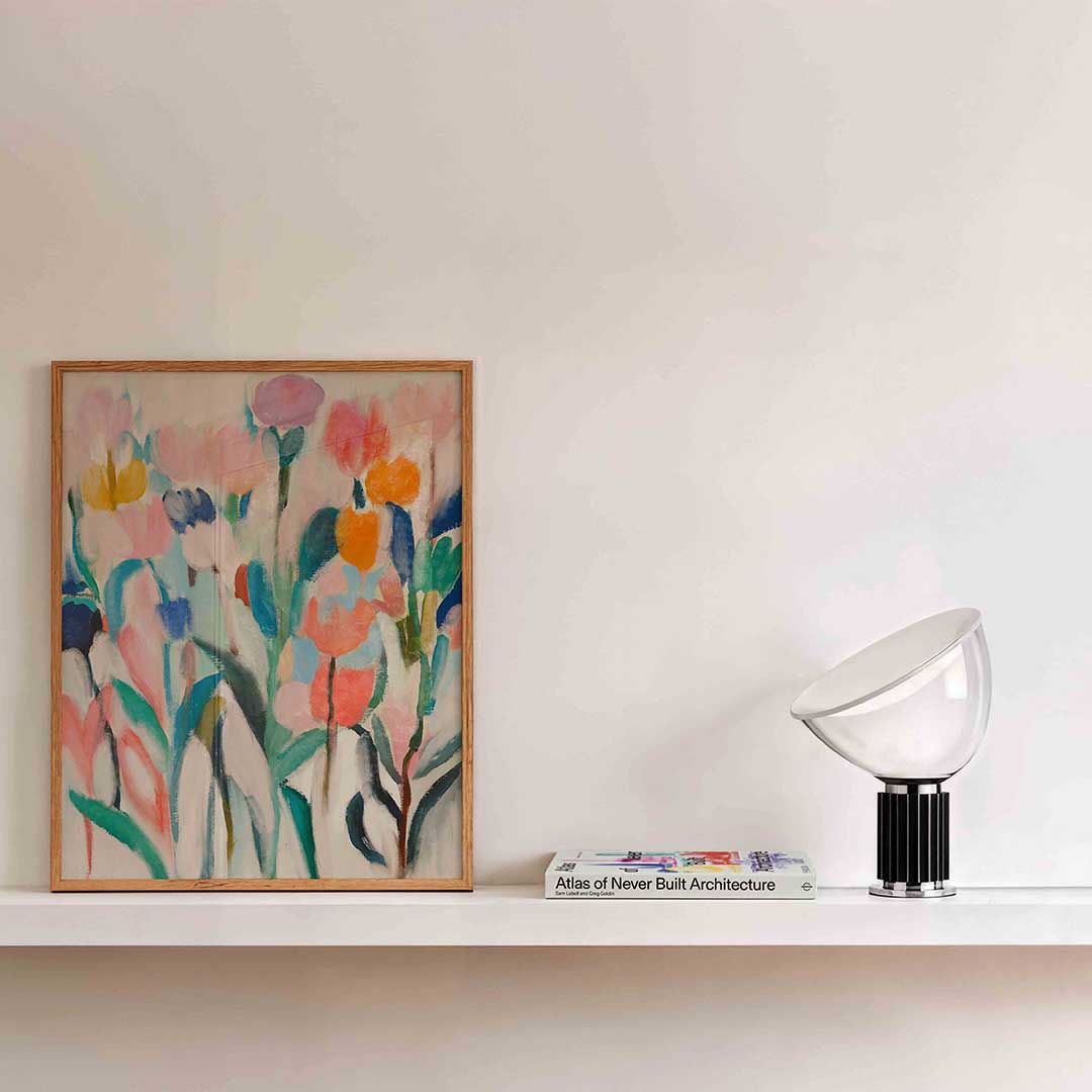 Bloemen in zachte tinten Poster