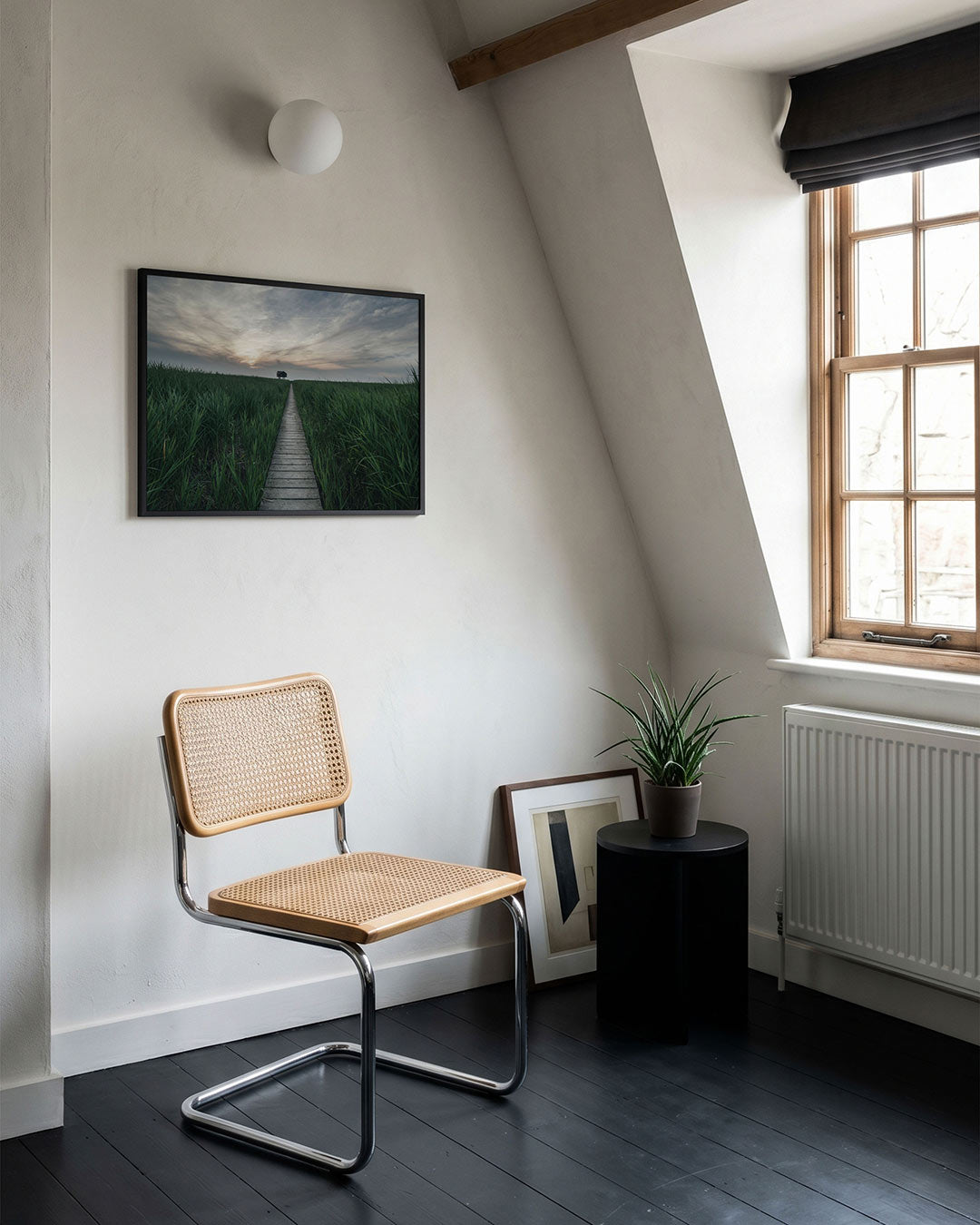 Rustige landschapspad Poster
