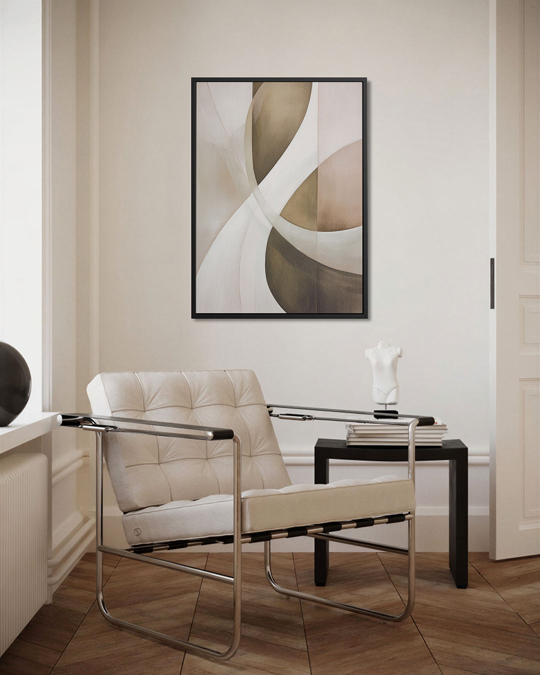 Organische vormen compositie Kunstwerk