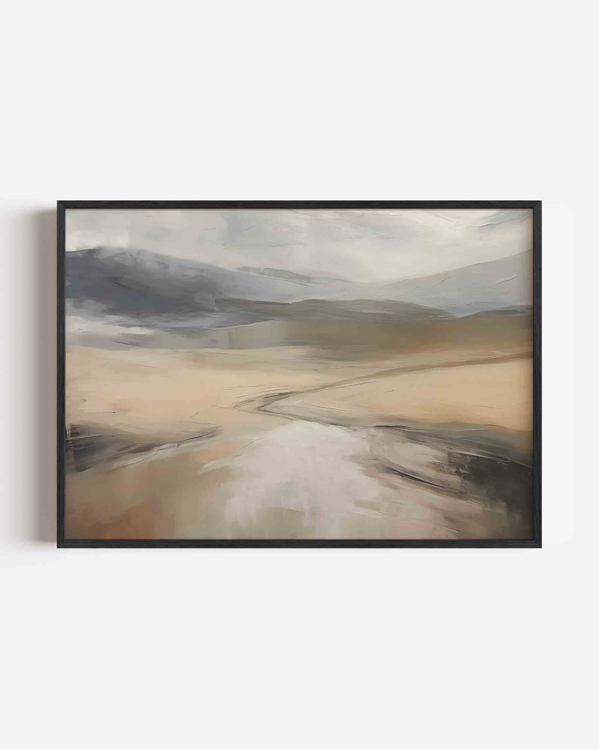Landschap met zachte tinten Poster