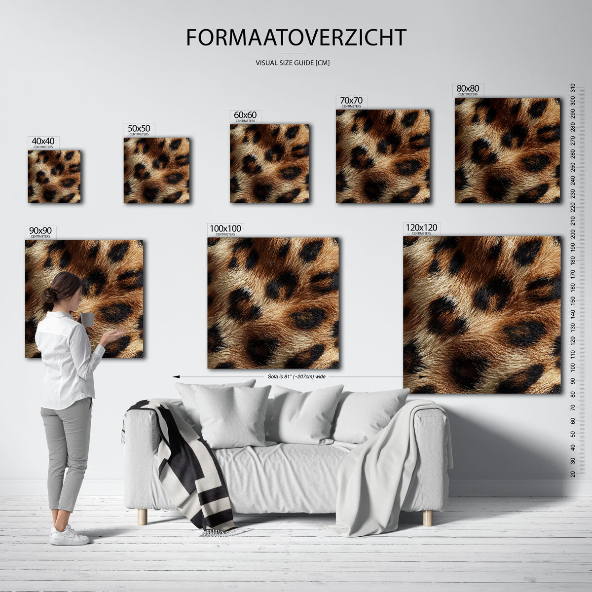 Luipaardprint Poster