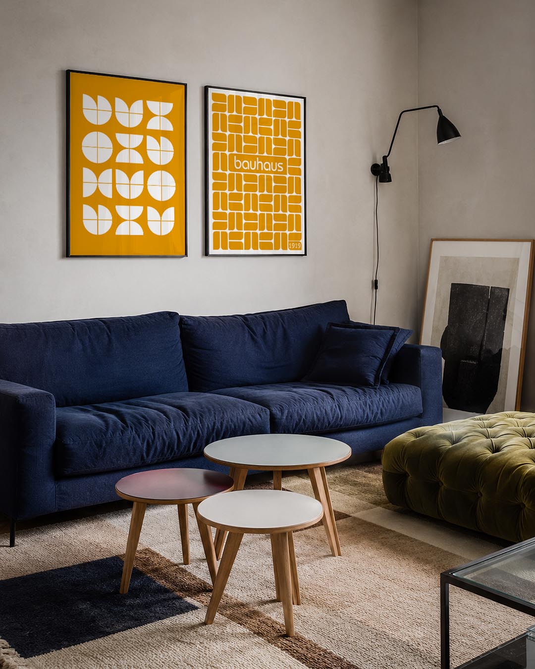 Vormenritme en kleur Posterset