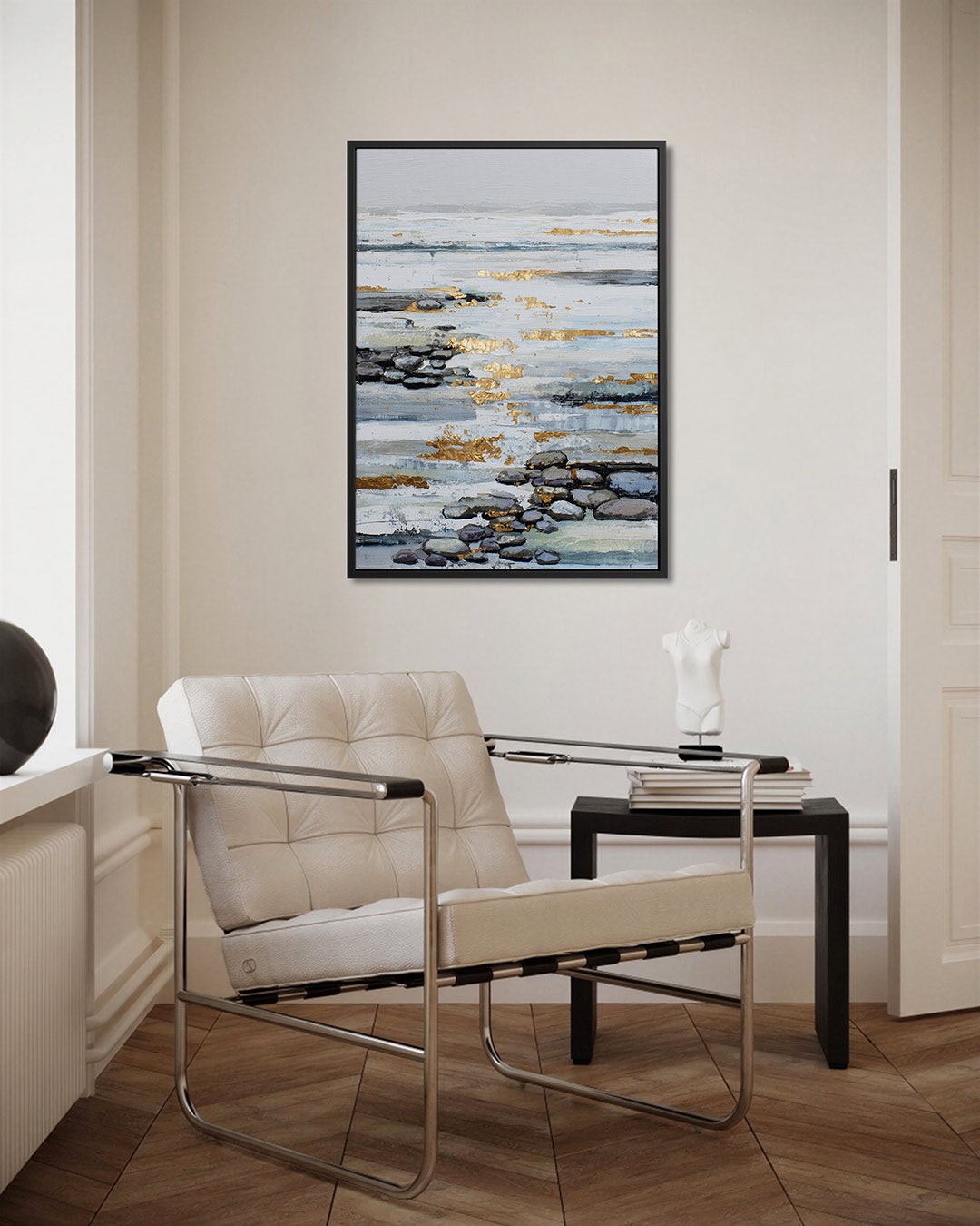 Gelaagde textuur compositie Kunstwerk