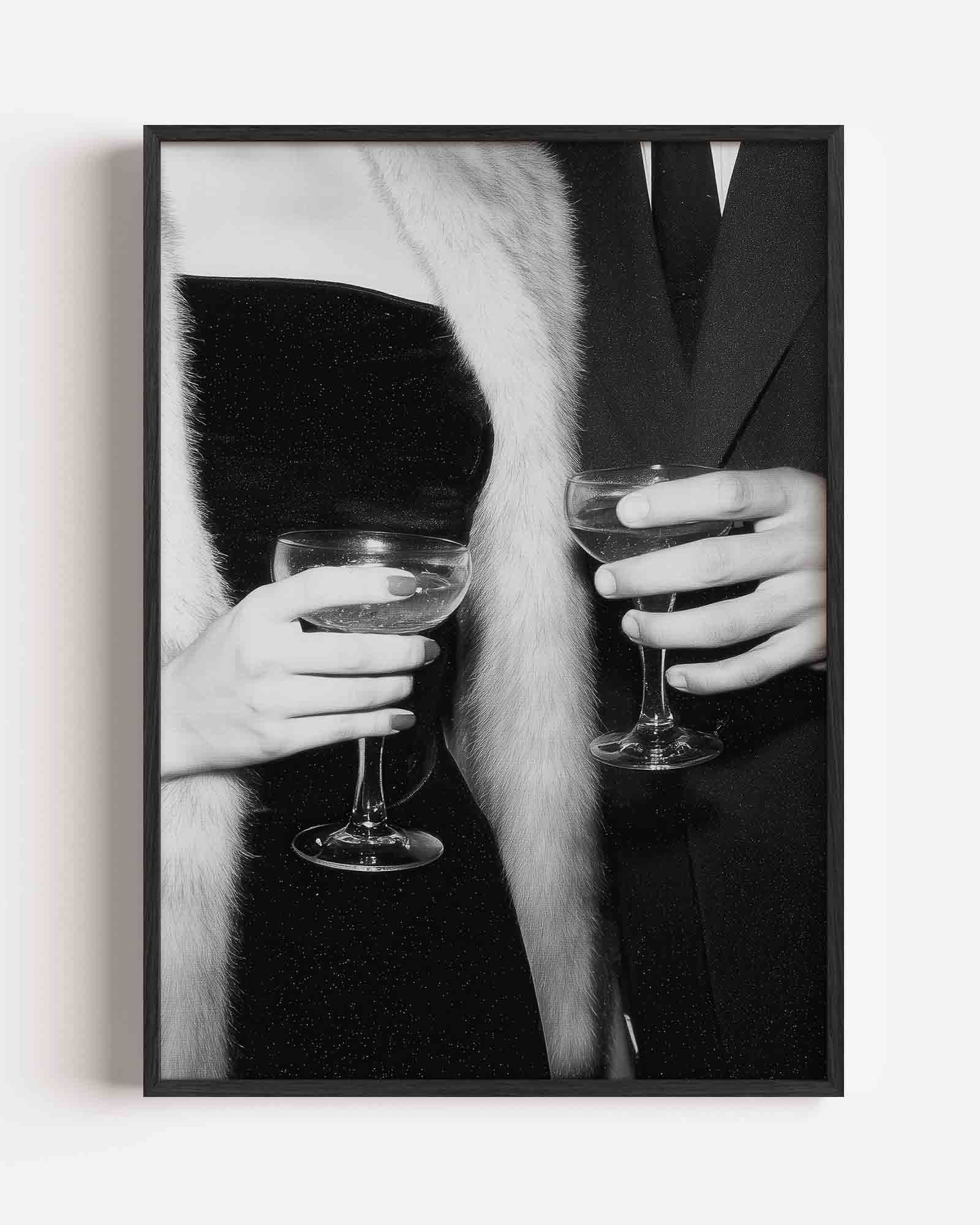 Stijlvolle toast Poster