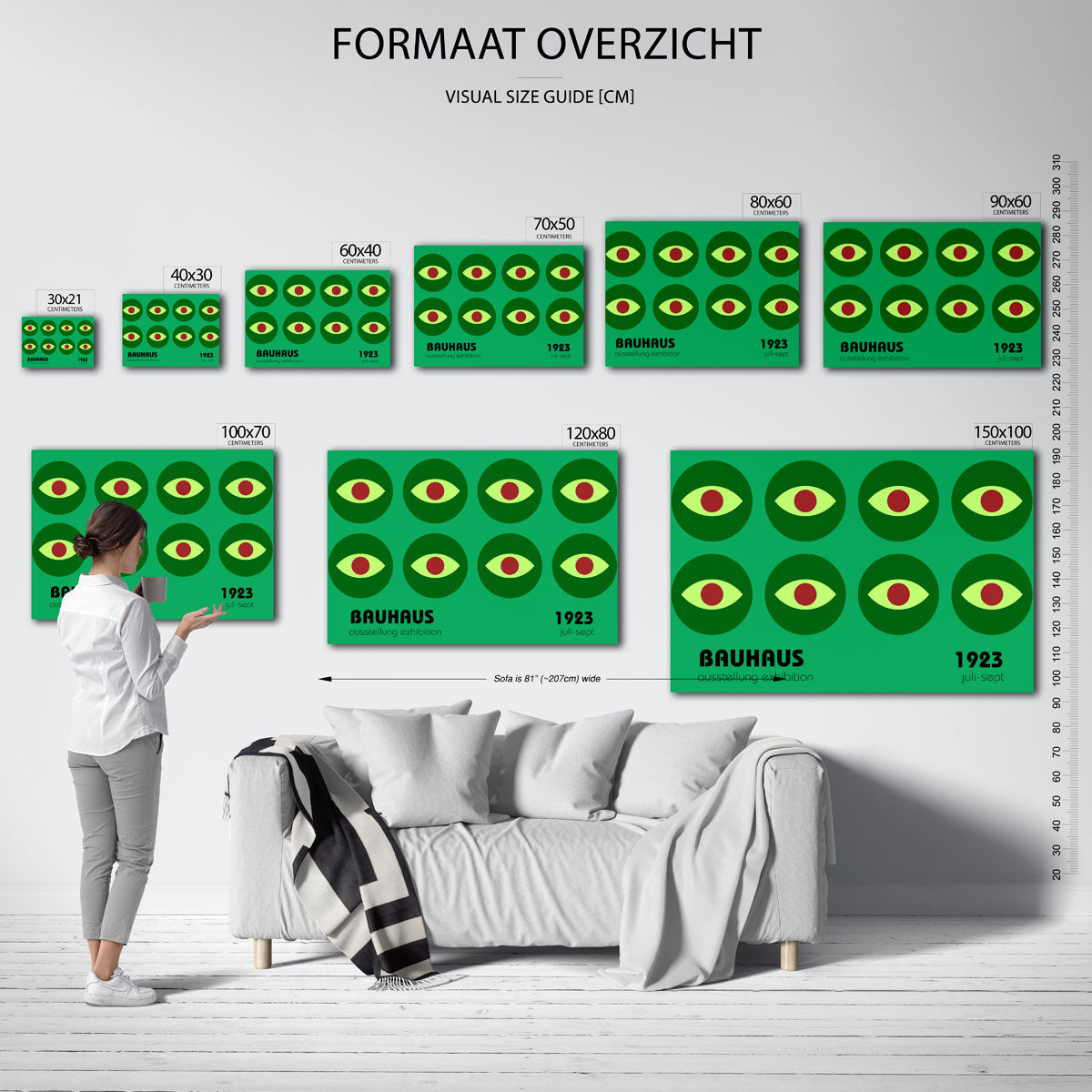 Oogvormen en ritme Poster