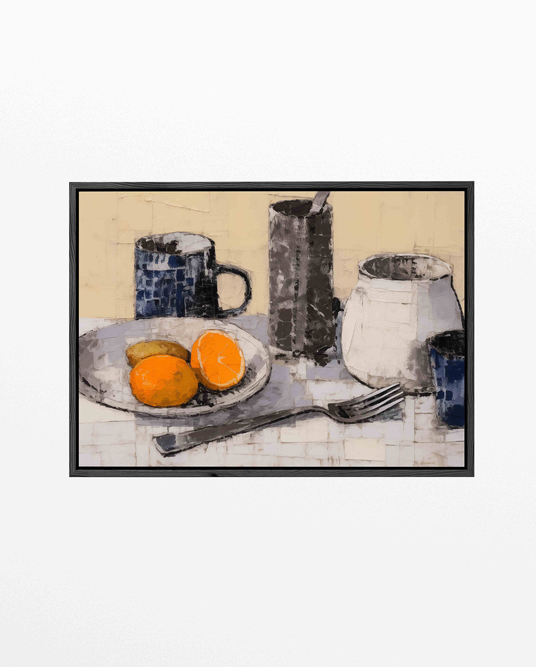 Stilleven met citrus Kunstwerk