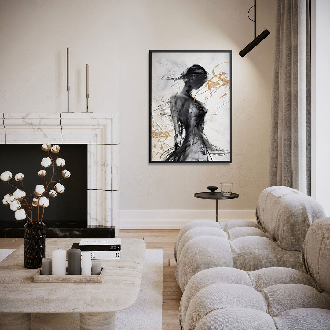 Dynamische vormen Kunstwerk