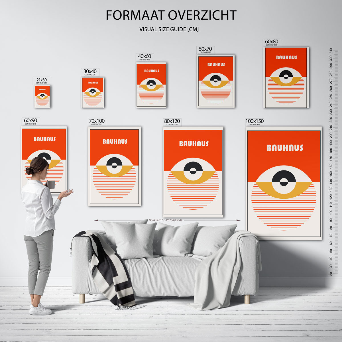 Vorm en kleur Poster