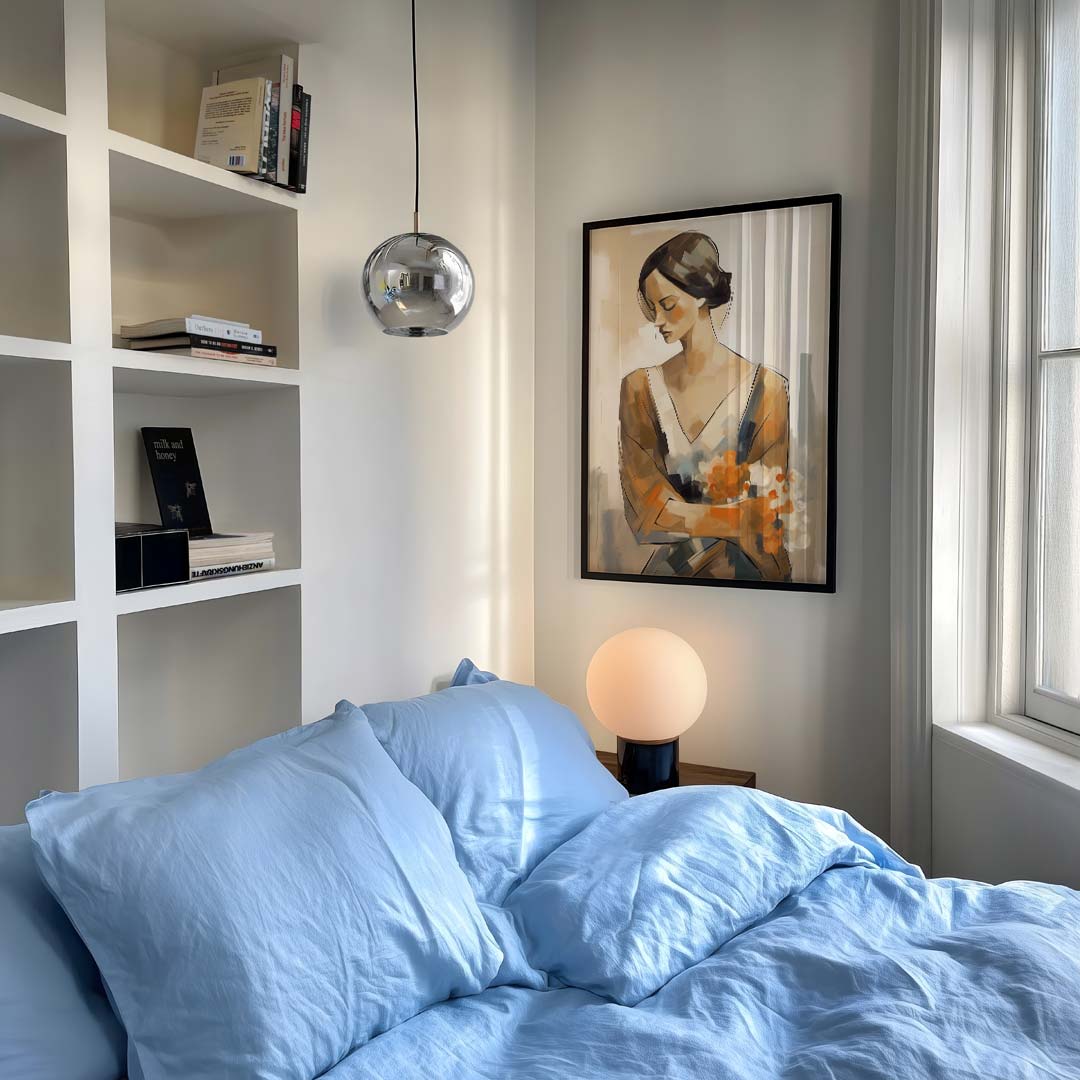 Elegante Damesportret Poster-WallArtistic