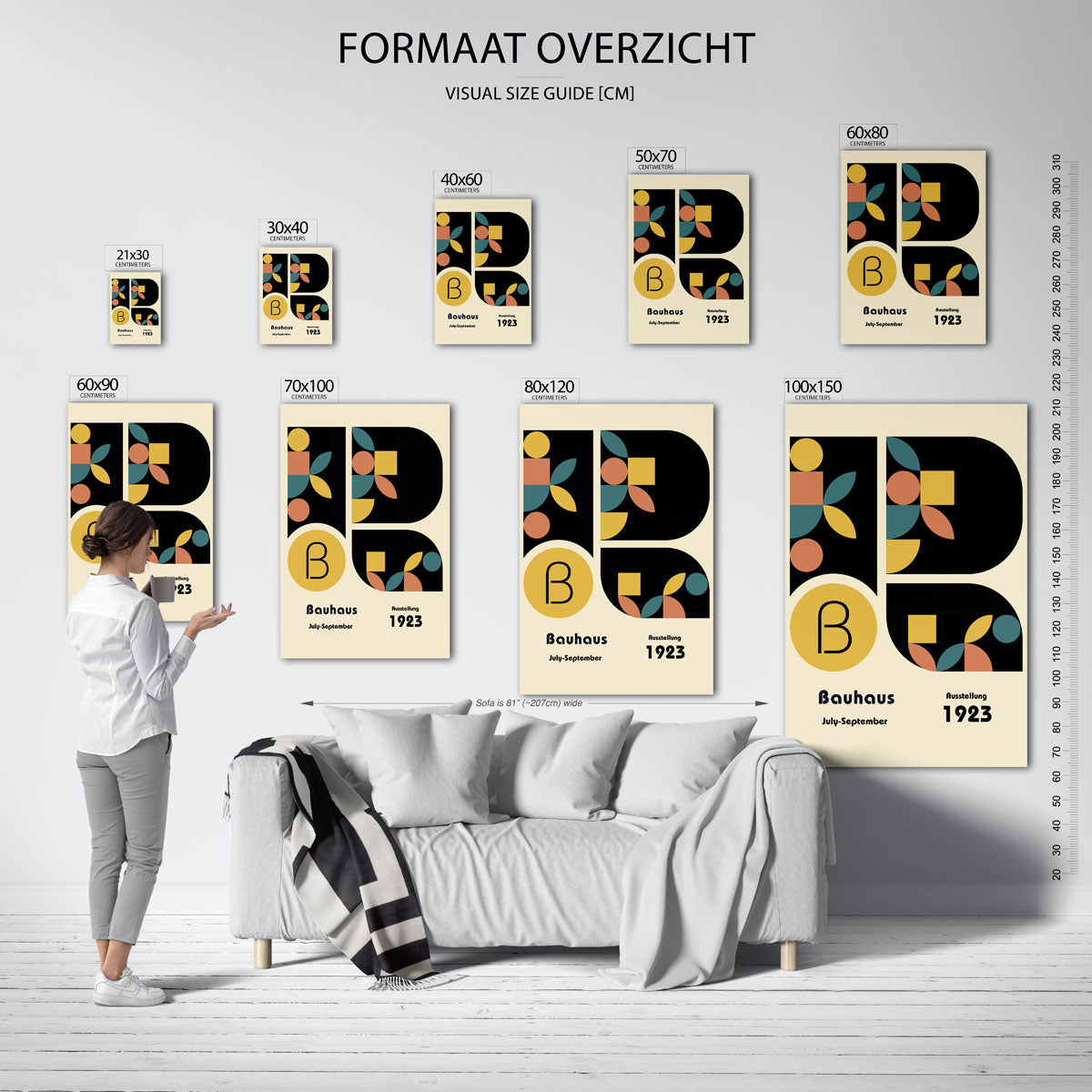 Vorm en kleur Poster