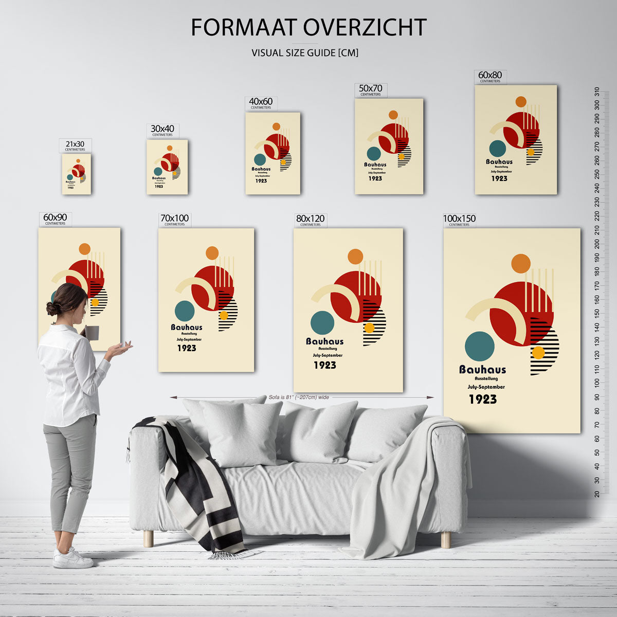 Vormen en vlakkenspel Poster