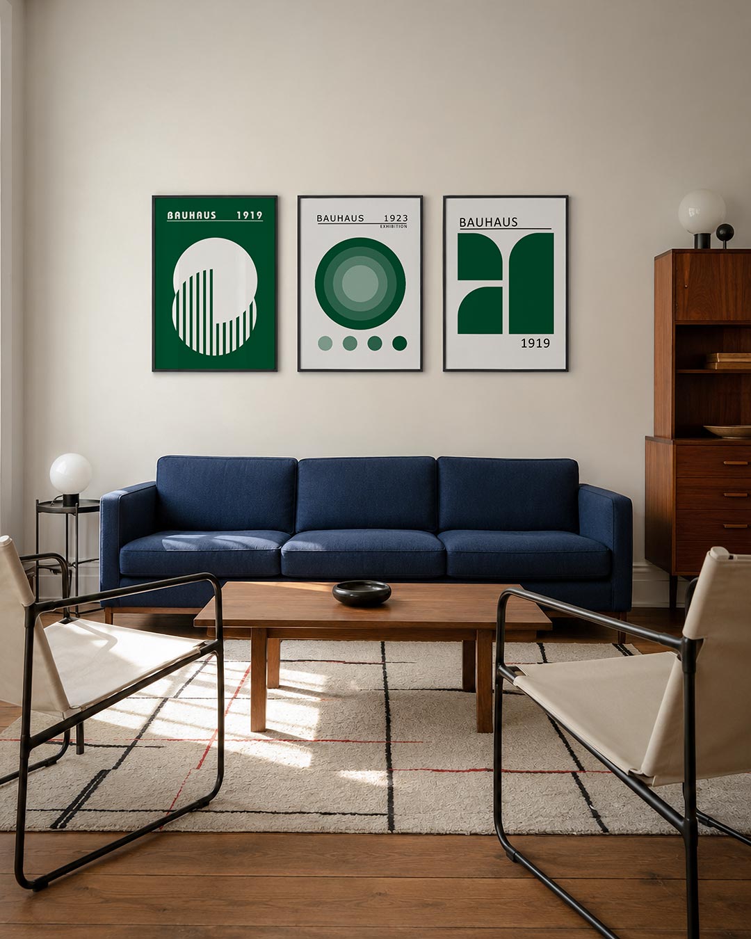 Cirkel en strepen Posterset