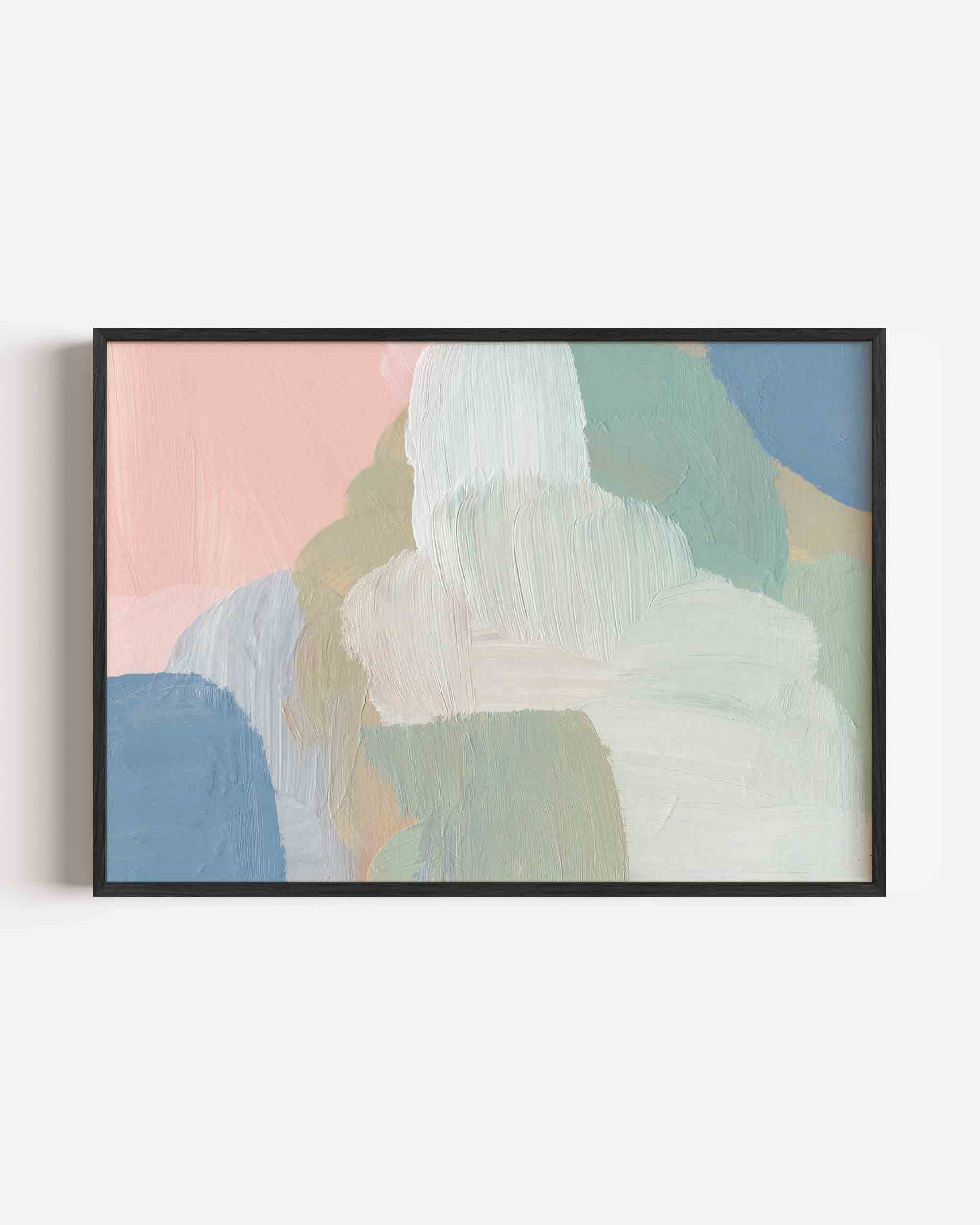 Abstracte kleurencompositie Poster