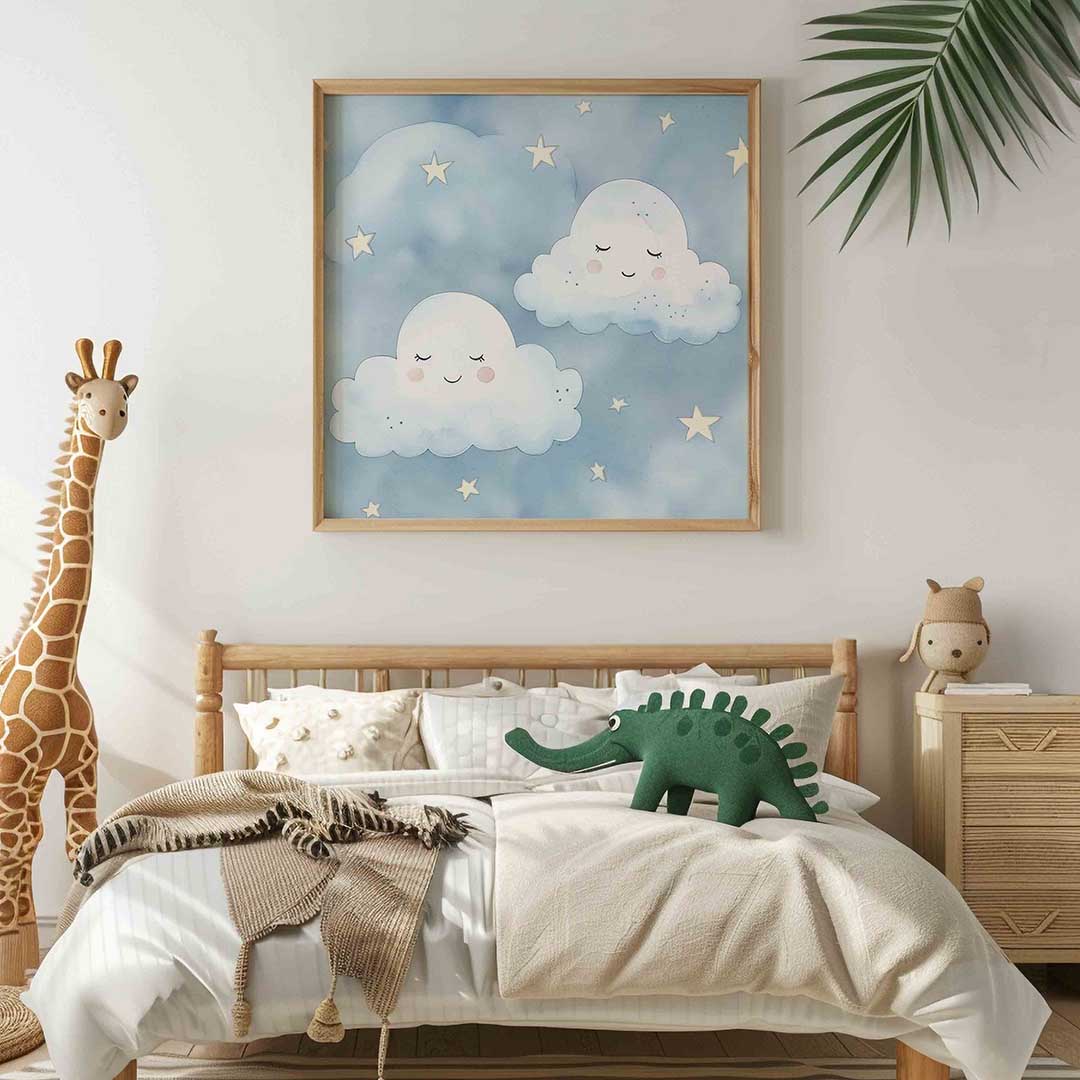 Slapende wolken Poster