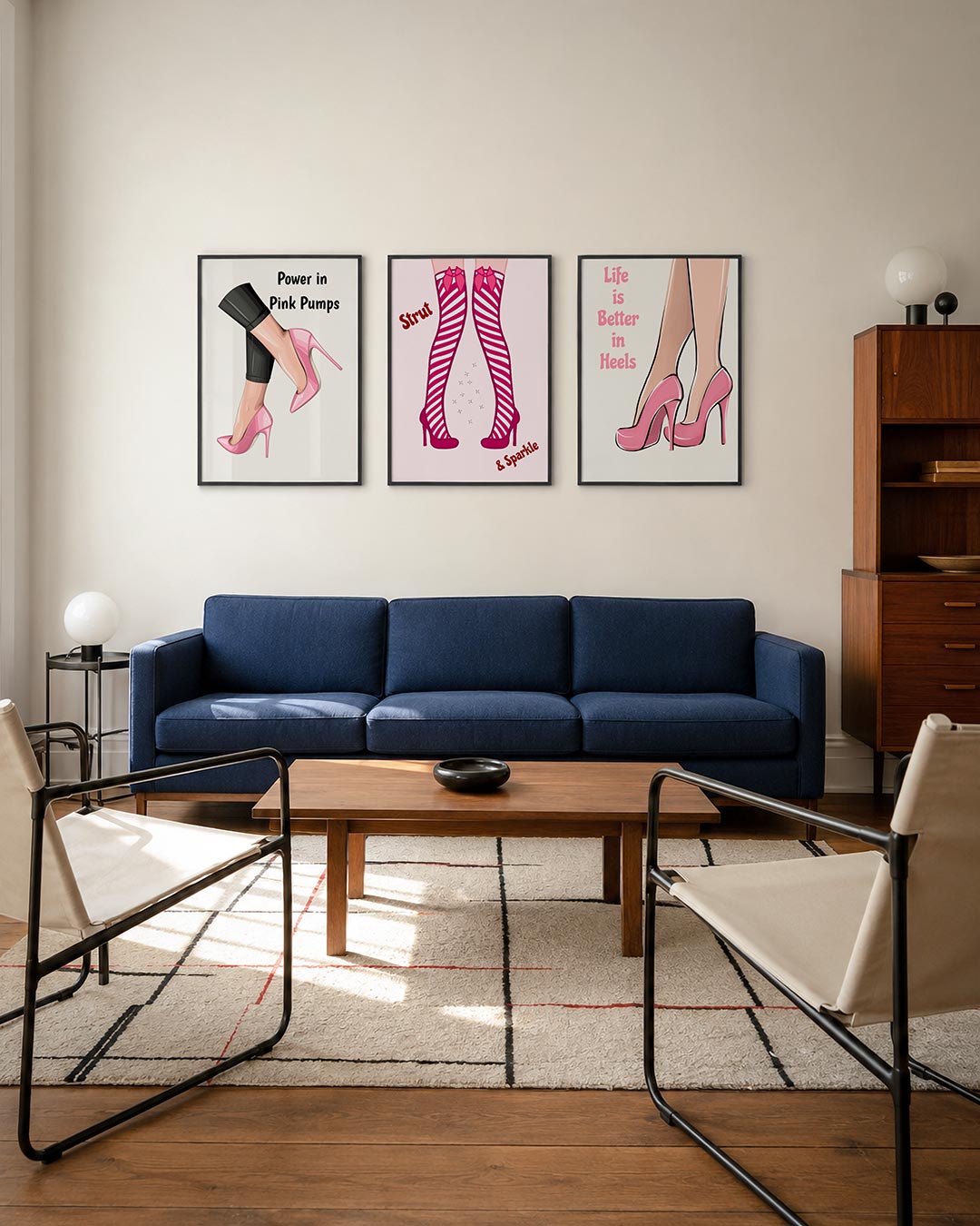 Stijlvolle schoenen Posterset