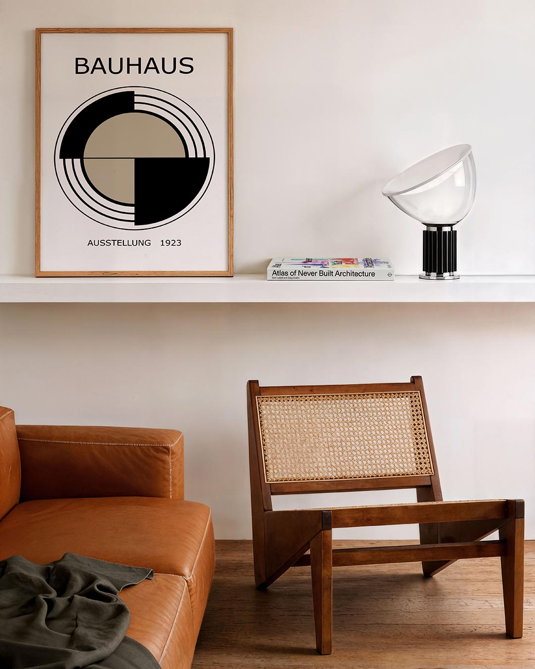 Cirkel en lijnen Poster