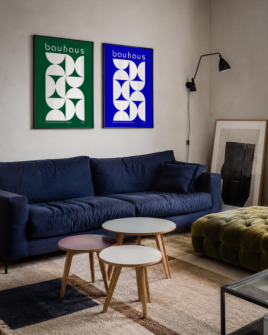 Vormenspel en kleur Posterset